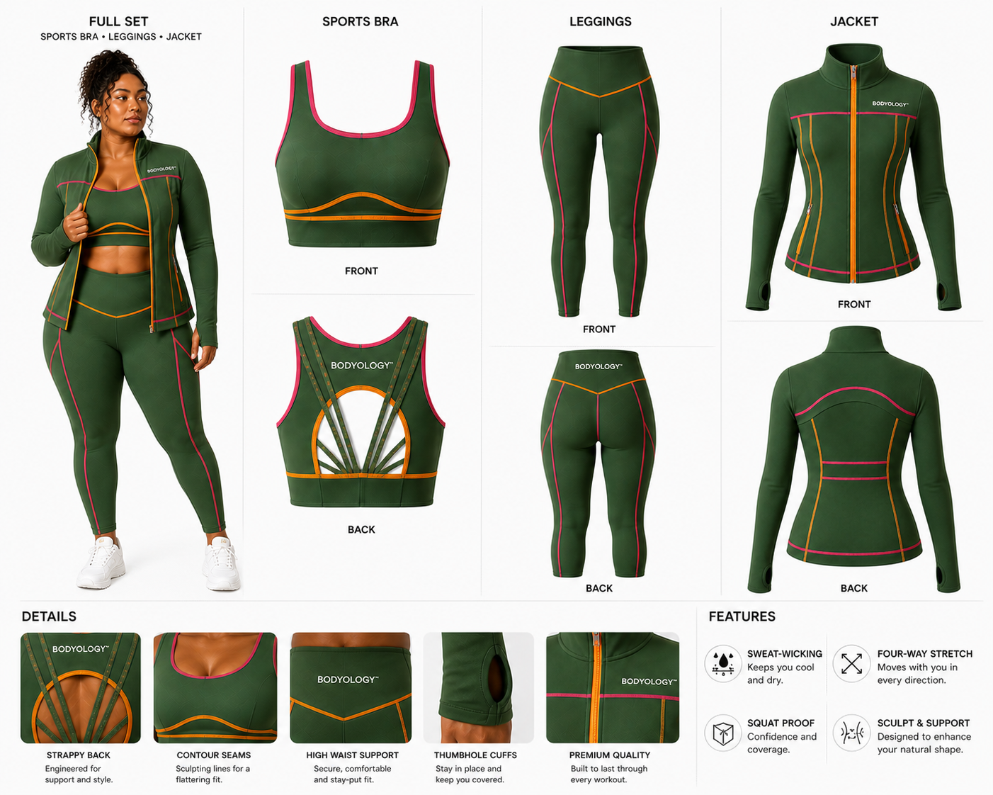 BODYOLOGY™ EMERALD SCULPT SET (3-PIECE)
